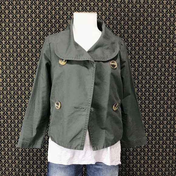 Anthro Cotton Collared Jacket by Sitwell - Picture 6 of 10